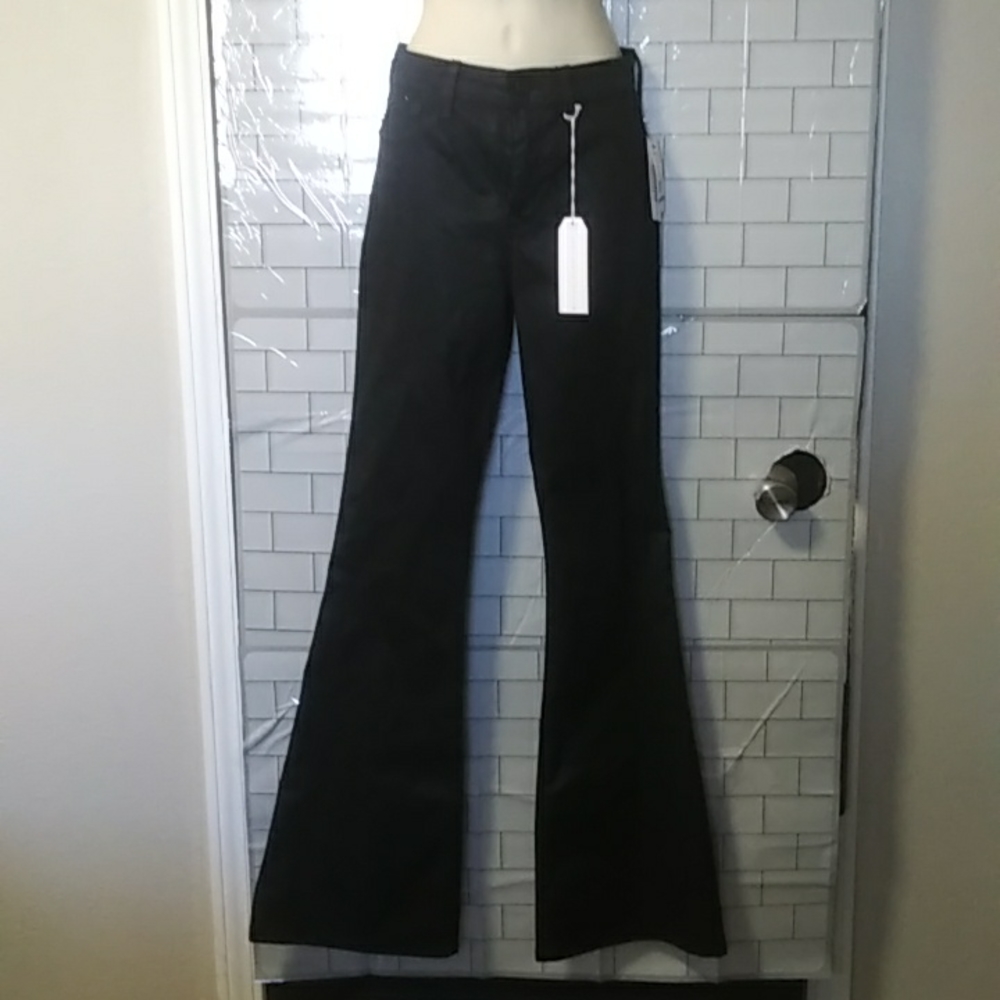 Sanctuary Denim high rise boot flare jeans sz 0 black